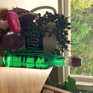 Waxed potion bottle decoration